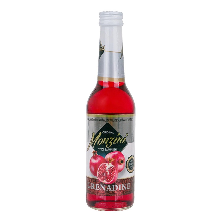 Sirop pentru cocktail, Monzini, Aroma de rodie, 320 ml