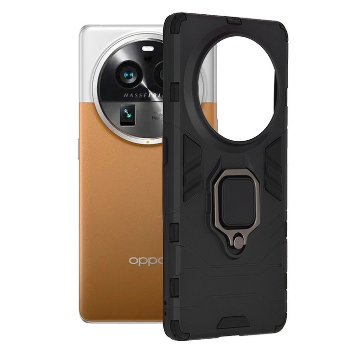Кейс за Oppo Find X6 Pro, метален, черен