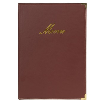 Mapa Meniu Classic A4 - Wine Red (Grena) Mapa Meniu Classic A4 - Wine Red (Grena)