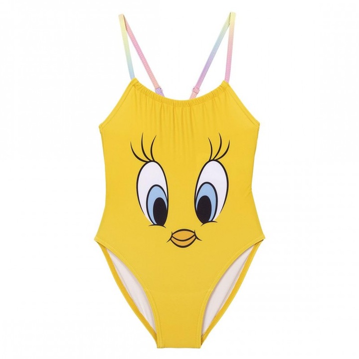 Looney Tunes Tweety One Piece fürdőruha, sárga, Sárga