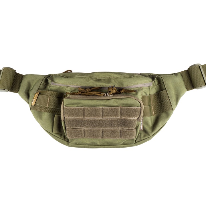 Borseta Gekon, Wisport, Sintetic/Nylon, Verde