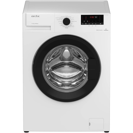 Masina de spalat rufe Arctic AB101422XLWB, 10 Kg, 1400 RPM, Motor Silent Inverter, ExtraSteam, Fast+, Display digital, Add-In, Clasa B Alb