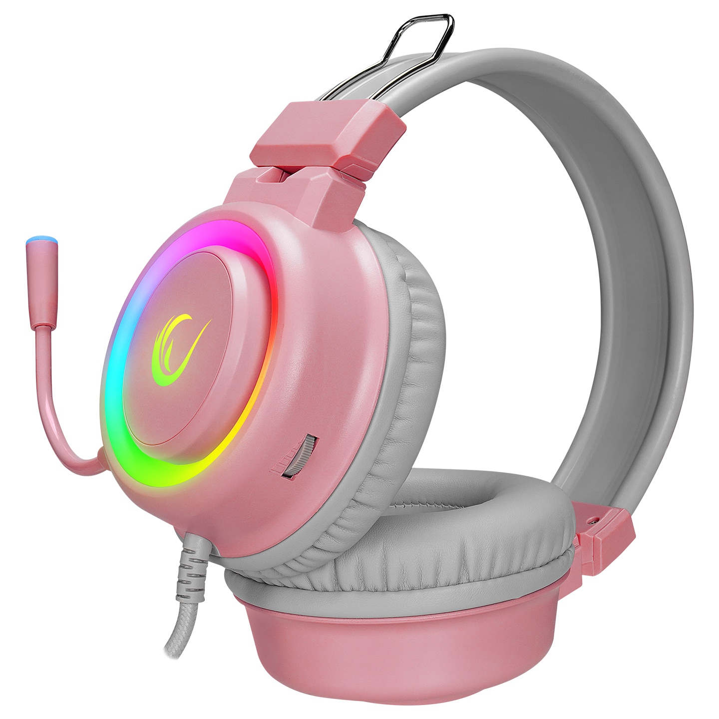Casti gaming Rampage SN-R10 ALQUIST, Iluminare RGB, 3.5 mm Jack&USB ...