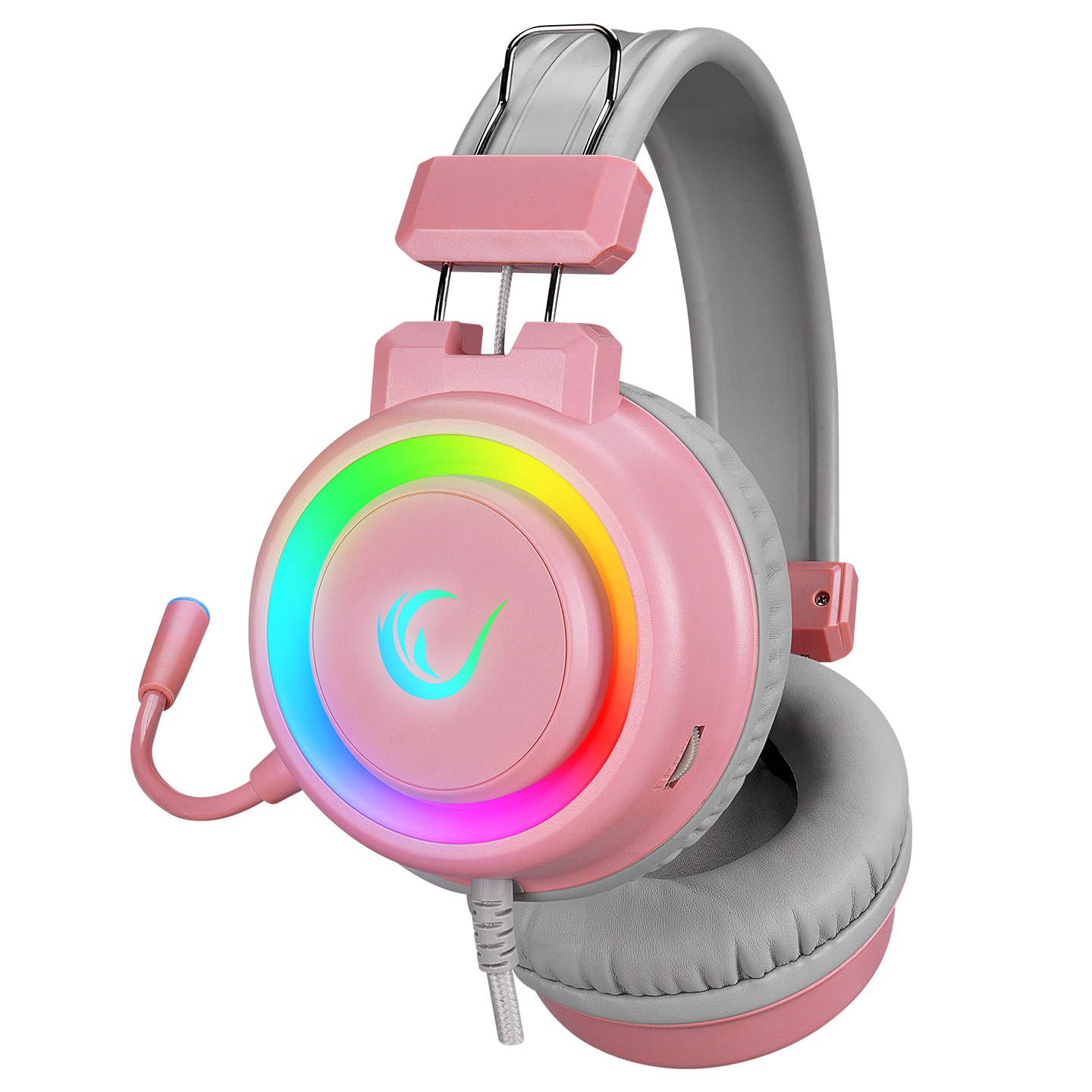 Casti gaming Rampage SN-R10 ALQUIST, Iluminare RGB, 3.5 mm Jack&USB ...