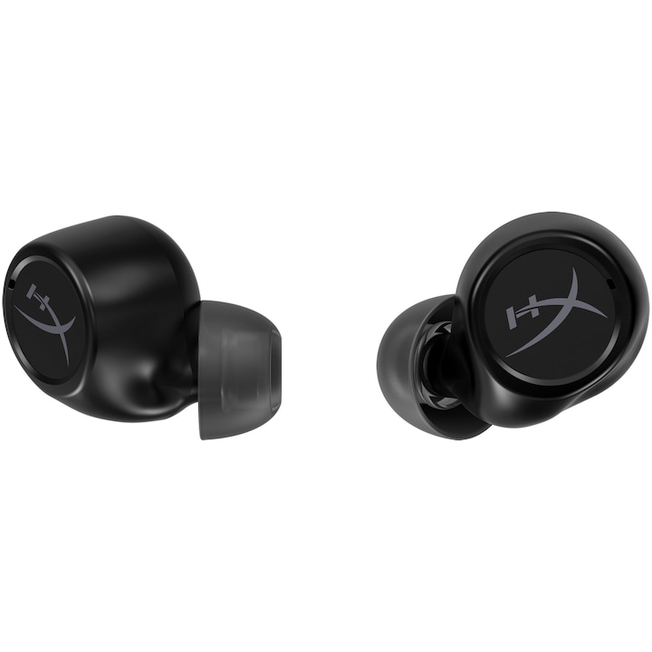 Слушалки In-ear HyperX Cirro Buds Pro, True Wireless, Bluetooth 5.2, ANC + Ambient Mode, Gaming Mode, Автономност 7 часа + 28 часа калъф, Fast charging 40 мин, 3 комплекта наушници, Съвместимост PC/Nintendo Switch/Mobile, Черен