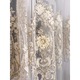 Set Perdea si Draperie Victoria, 2 draperii black-out 2x150x260cm verde, cu perdea 400x260 cm alb, model PDP 01, confectionate cu rejansa sina