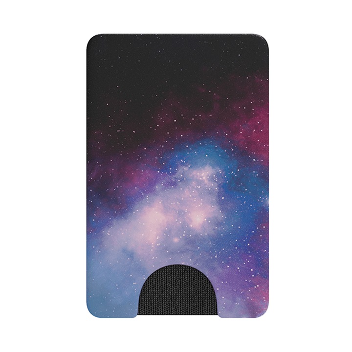 Portofel pentru telefon, pentru telefon - PopSockets PopWallet, L738, Blue Galaxy