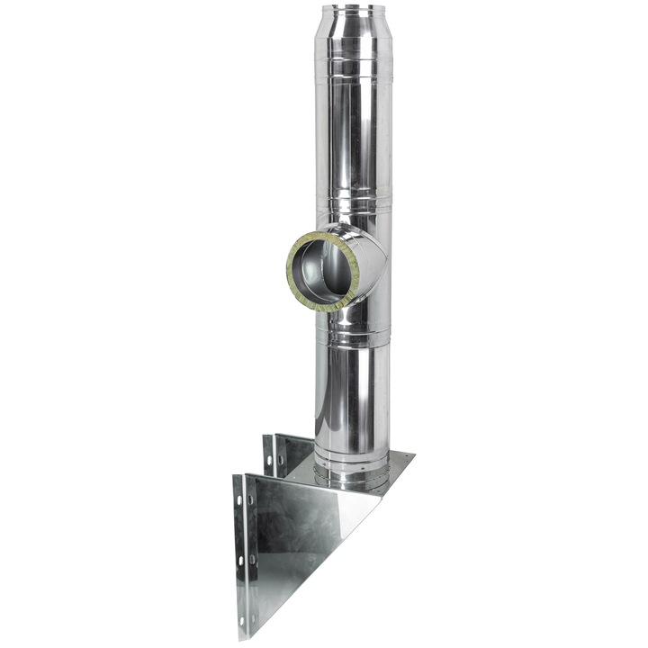 KaminHorn Primo Inox kémény, 6m 180mm 90G, konzolos indítás, teljes csomag
