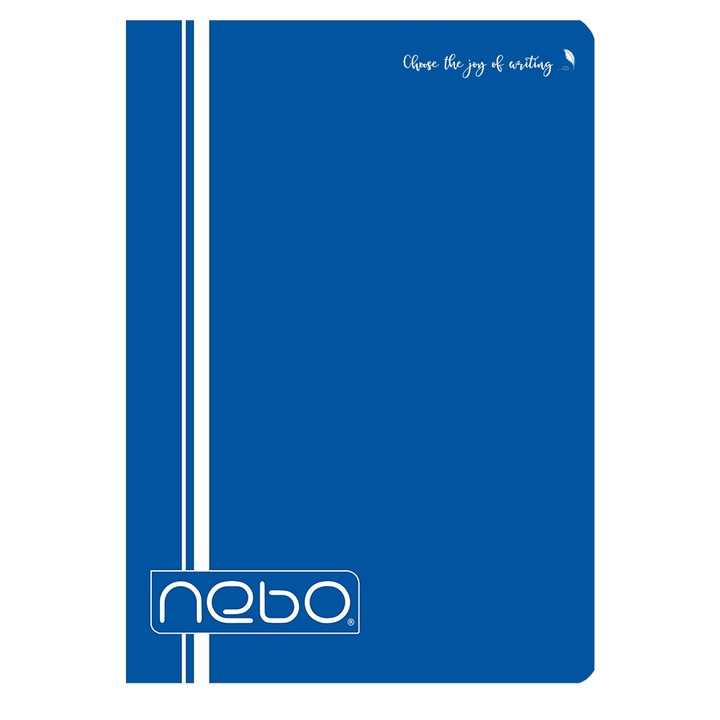 10 db-os notebook A5 készlet, 48 oldalas AR borító PP, kék, nebo