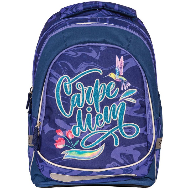 S-cool hátizsák, anatómiai, 41x28x21 cm, Light Carpe Diem