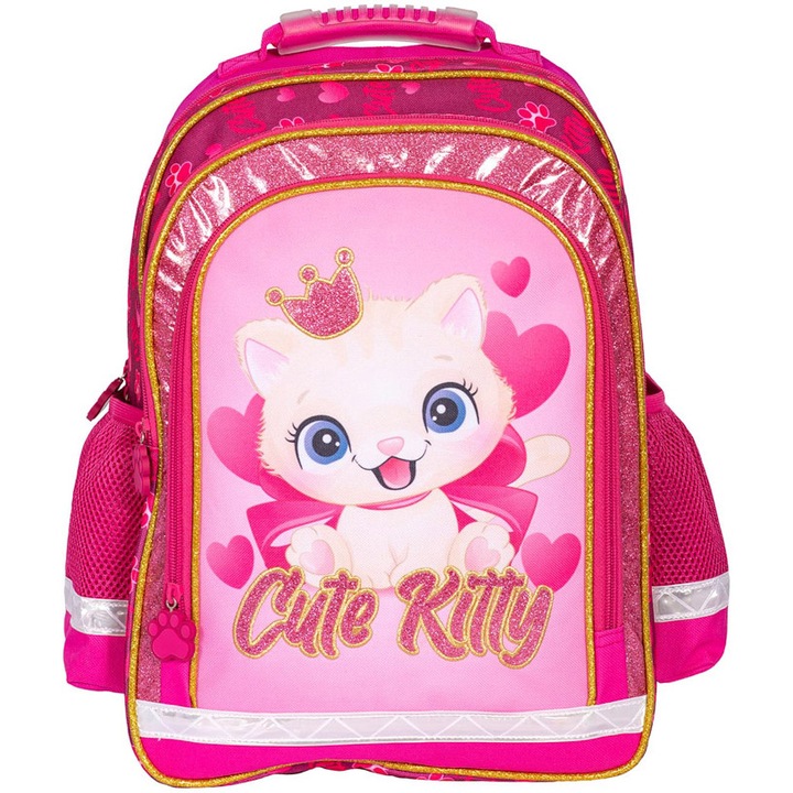 S-cool hátizsák, ergonomikus, 40,5x29x13,5, Cute Kitty