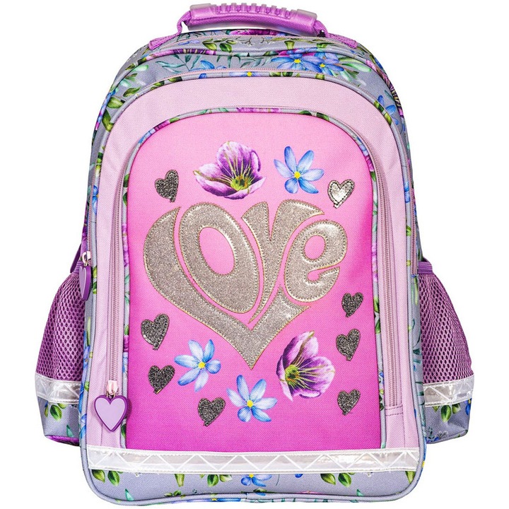 S-Cool iskolatáska, ergonomikus, 40,5x29x13,5, Szerelem