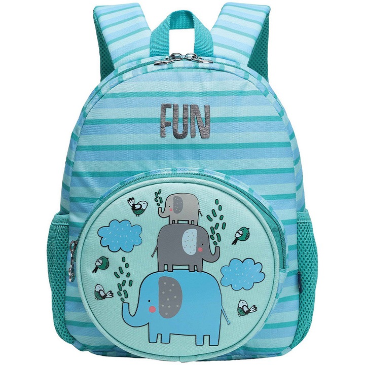 S-cool iskolatáska, óvodai, 31x24x9 cm, Elefánt