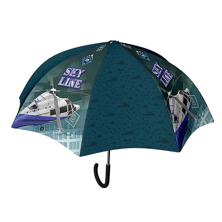Umbrela S-cool, pentru copii, 53.5 cm, Sky line