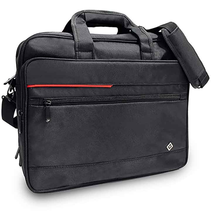 Чанта за лаптоп Offishop, Черен, 40x14x30 см