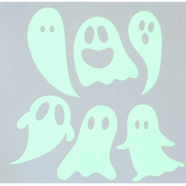 Set stickere decorative, Fantome, fosforescent, 3 seturi