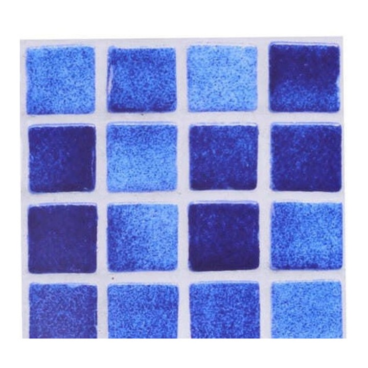 19 db-os dekoratív matrica készlet csempéhez vagy falhoz, 10 x 10 cm, 0,19 m², világoskék, MaffStuff