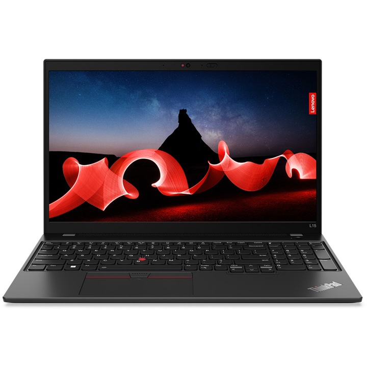 Lenovo ThinkPad L15 Gen 4 15.6" FullHD laptop, AMD Ryzen™ 5 PRO 7530U, 16GB, 512GB SSD, AMD Radeon™ Graphics, Windows® 11 Pro, Magyar billentyűzet, Fekete