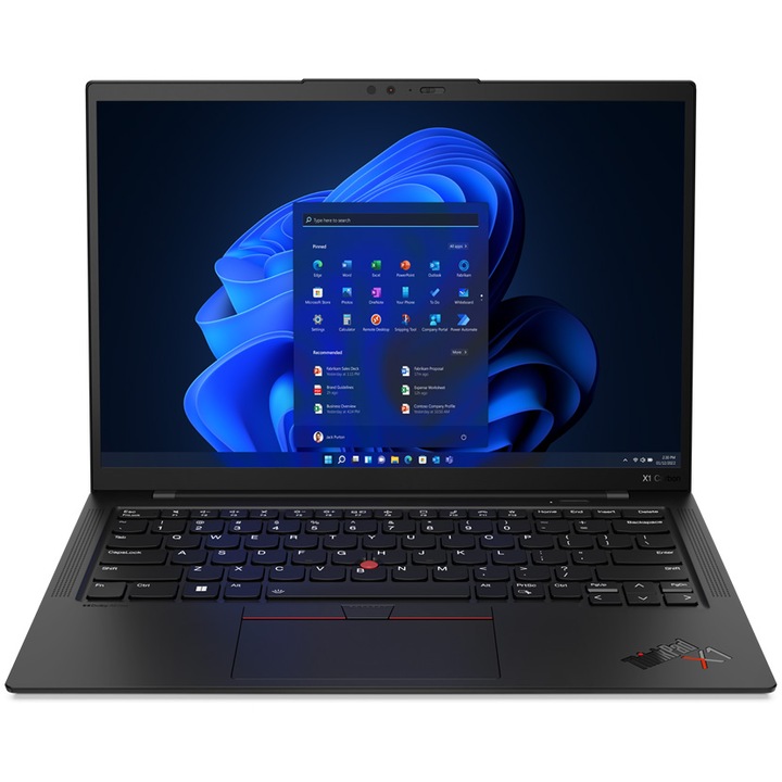 Laptop Lenovo ThinkPad X1 Carbon Gen 11, Intel® Core™ i7-1355U, 14'', 2.8K, OLED, RAM 32GB, 2TB SSD, Intel® Iris® Xᵉ Graphics, Windows® 11 Pro, Deep Black
