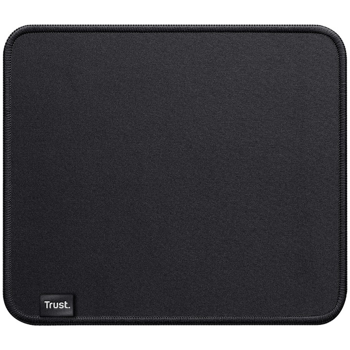 Mousepad Trust Boye, M, 250x210x3 mm, Negru