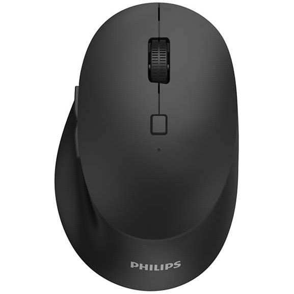 Mouse wireless Philips SPK7507, ergonomic, Negru