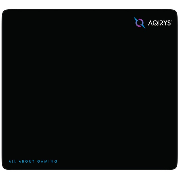 Aqirys Singularity MD egérpad, mikroszálas, 450 x 400 x 3 mm, fekete