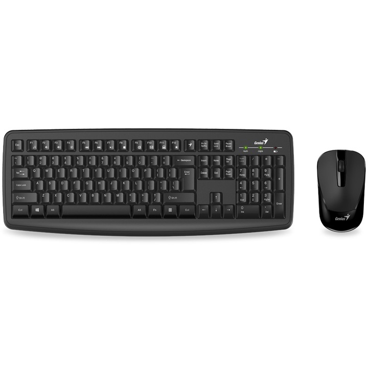 Kit tastatura si mouse Genius Smart KM-8100, wireless, Negru