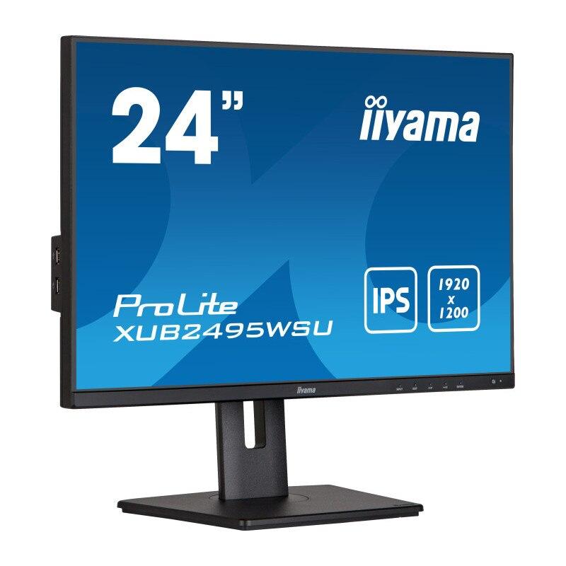 Monitor LED Iiyama ProLite XUB2495WSU-B5 24.1 inch FHD+ IPS 4ms 60Hz ...