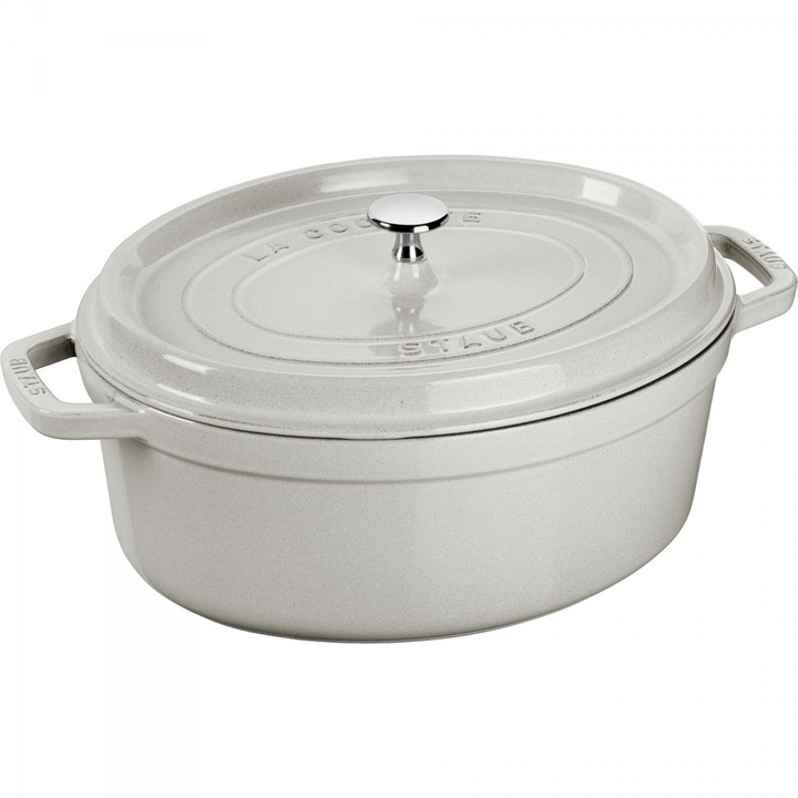 Тенджера, Staub, Чугун, 4.2л, Сребрист
