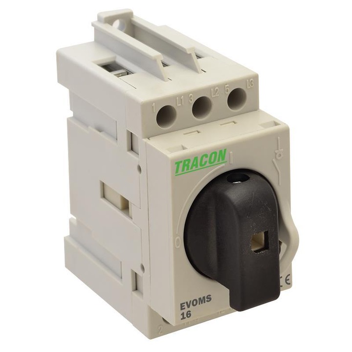 Disjunctoare 16A 3P Tracon, IP20, 36,5mm, montaj pe sina DIN
