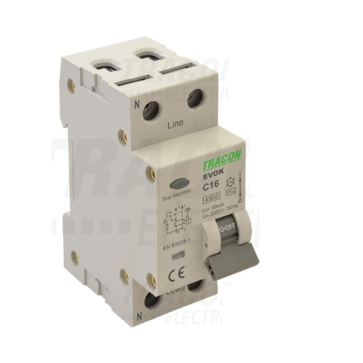 RCD cu element 32A C 2P EVOK2C3203