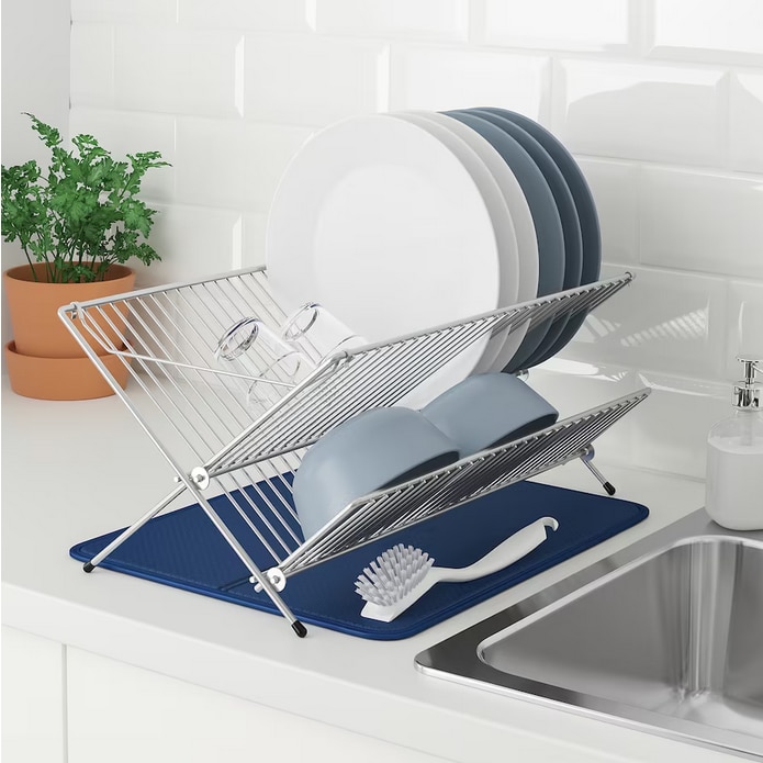 Dish drying rack, 36.8 x 32.8 x 18 cm - simplehuman brand