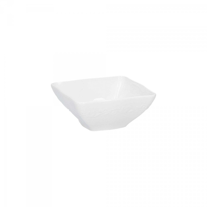 Комплект от 6 квадратни купи, La Porcellana Bianca, 11CM