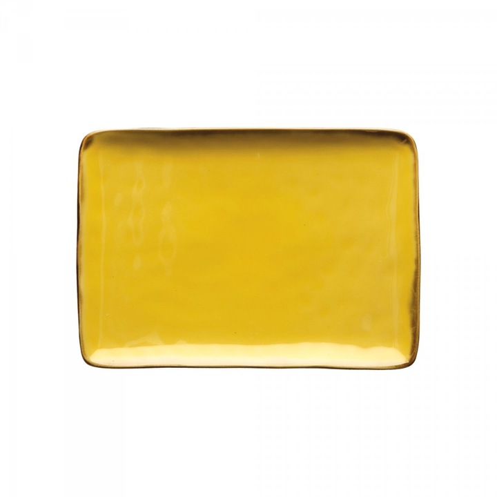 2 db téglalap alakú tálca, Rose e Tulipani, 27x19CM