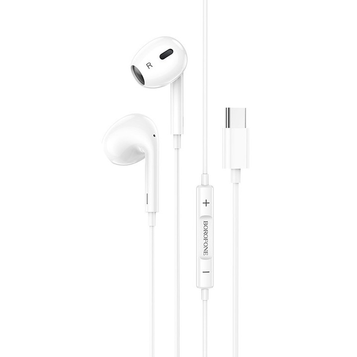 Kihangosító USB-C fülhallgató BM30 Max, fehér