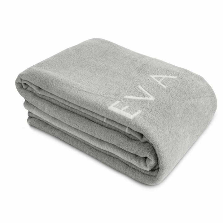 Копринено одеяло Eva Ball, Eurofirany, памук, 220 x 240 см, сребро