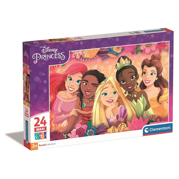 Clementoni 24 db-os Maxi Puzzle - Disney Princess 24241 (24241 CLEMENTONI)