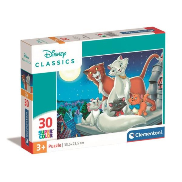 Пъзел 30 части Clementoni, Disney Classics, 3 години+, Многоцветен