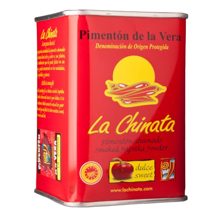 Set 2 x Paprika Afumata Dulce in Cutie Metalica, la Chinata, 70 g