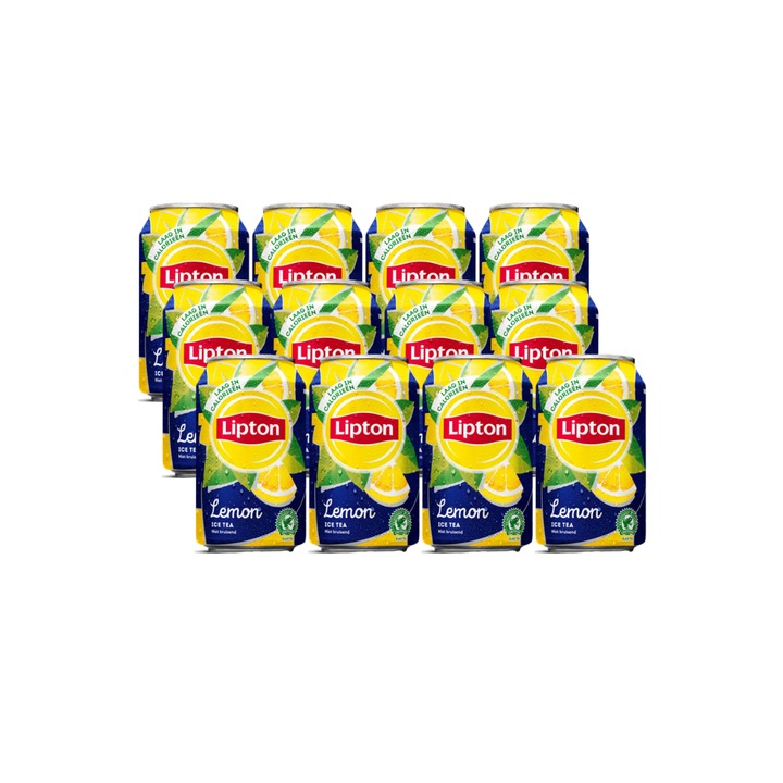 Освежаваща напитка Lipton Ice Tea с вкус на лимон кутия 0.33L x 12 дози