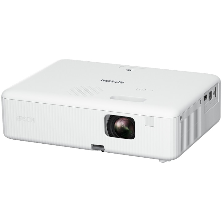 Видео проектор Epson CO-FH01, 3LCD, 3000 лумена/2000 лумена Ecomode, FHD, 16:9, Бял