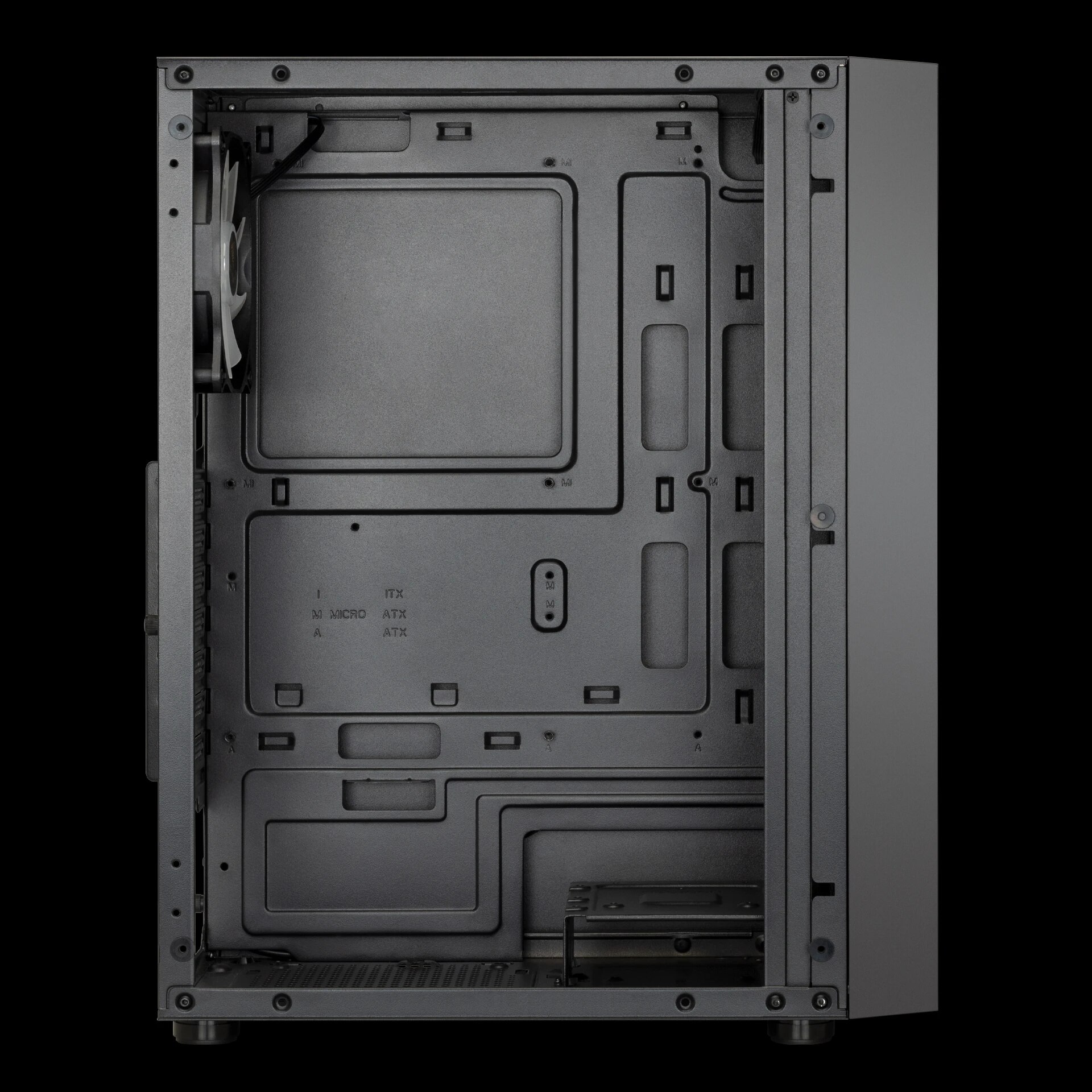 Компютърна кутия Gamdias кутия Case ATX - AURA GC2 - Mesh, aRGB ...