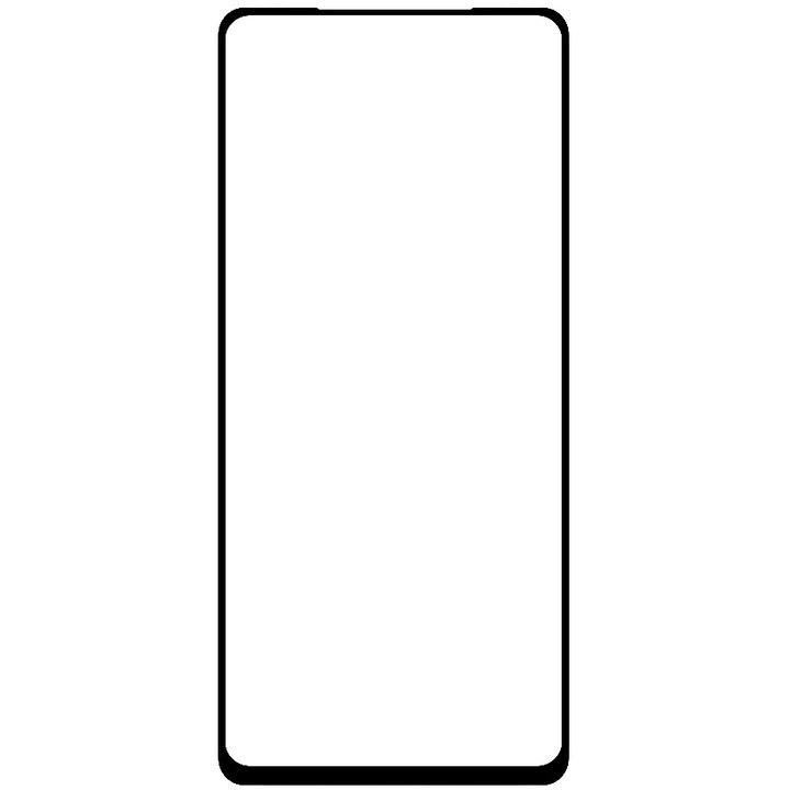 OEM протектор за екран за Xiaomi Redmi Note 11S / Note 11, гъвкаво стъкло, пълно лепило, 5D, черен