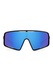 Polaroid, Ochelari de soare shield polarizati cu lentile oglinda, Albastru, 99-19-130