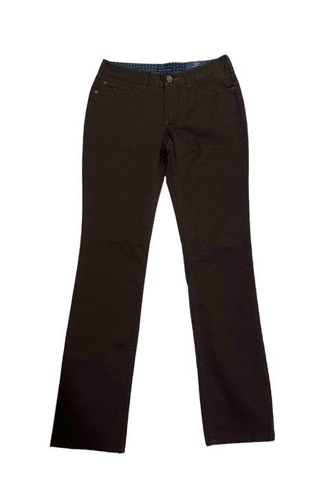 Дамски стандартен панталон, Tommy Hilfiger-London Jean, тъмно кафяв, W27-L34