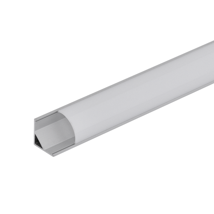 Алуминиев профил за LED лента, За открит монтаж, Ъглов, 3М, Ultralux