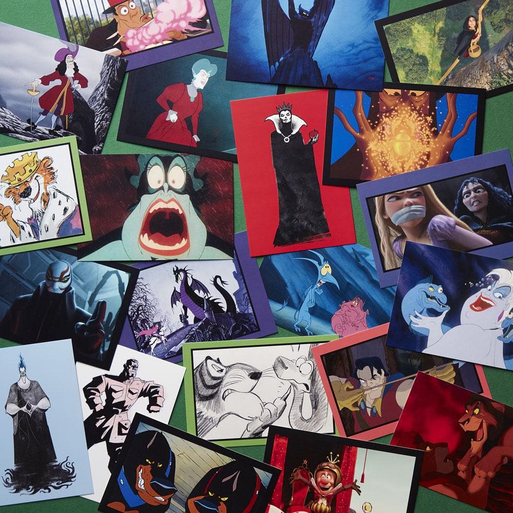 Комплект картички The Disney Villains Postcard Box, 100 броя - eMAG.bg