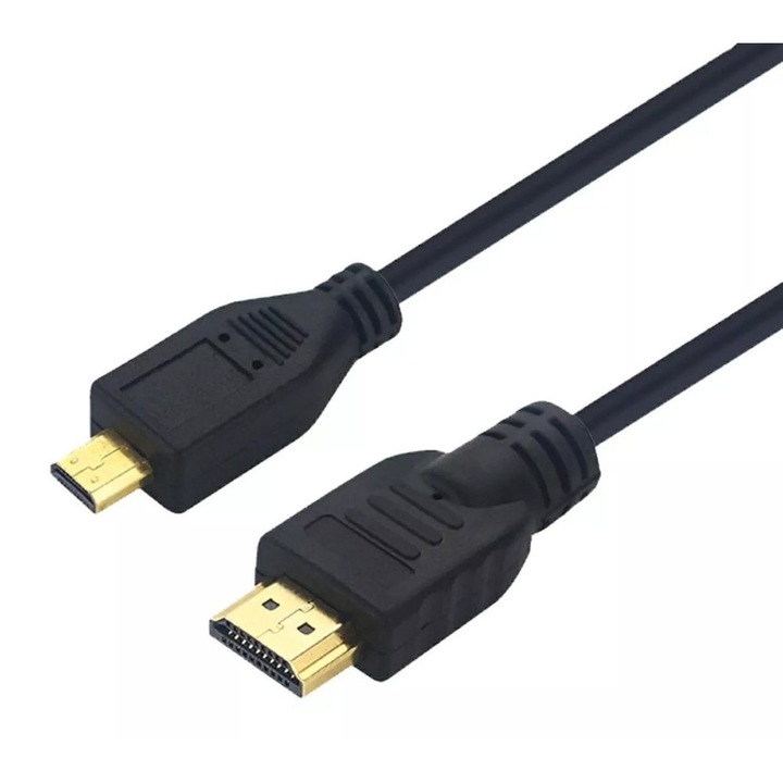 Съединителен кабел HDMI към Mini HDMI, дълъг 1,5 м, черен