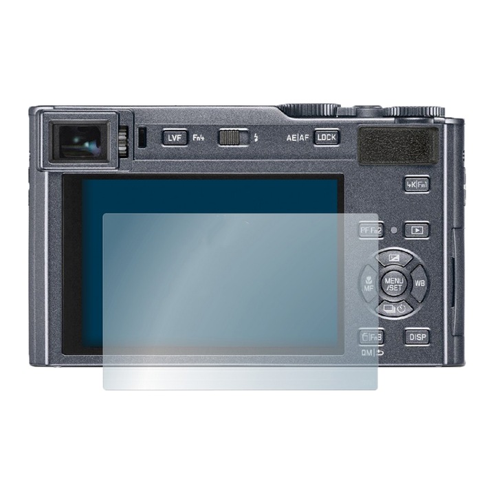 Set Folie 3 Bucati Protectie Ecran Aparat Foto Pentru Leica C-LUX, Hydrogel Regenerabil, Flexibil, Ultra Durabil, Optim Protection Technology