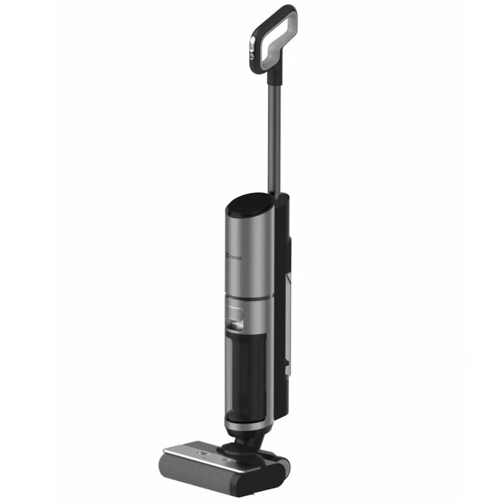 Aspirator vertical EZVIZ RH2, Smart Cordless Wet & Dry Vacuum Cleaner, 4000 mAh, fara fir, Negru argintiu